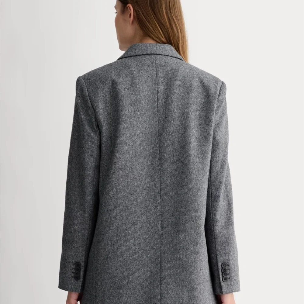 Everlane Wool Herringbone Blazer - Picture 3 of 5